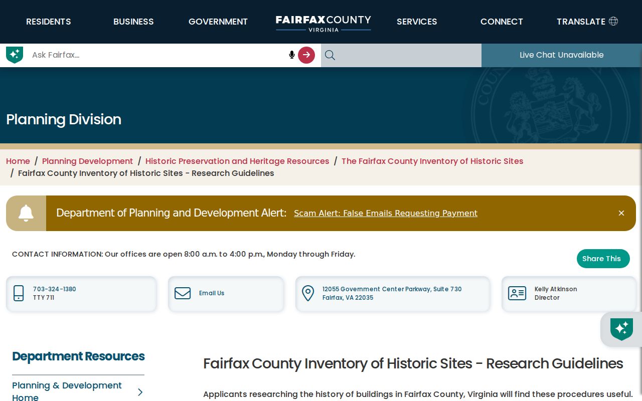 Bailey's Crossroads previous residents deed-chain research guidance